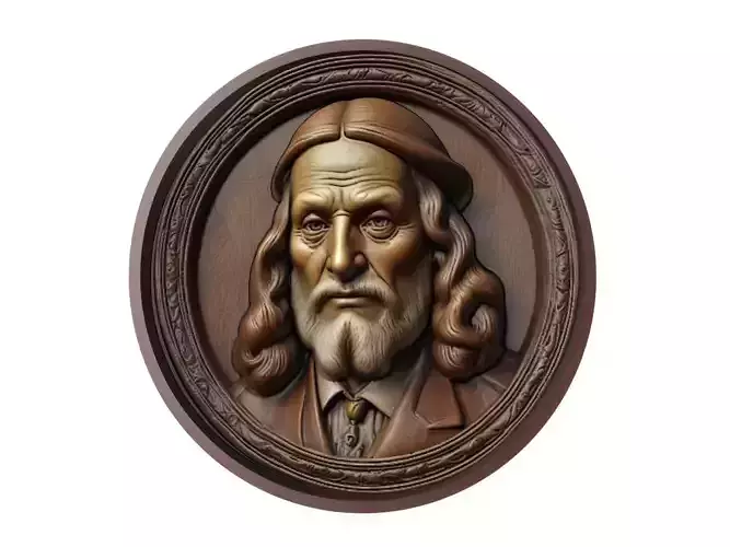 Leonardo da Vinci Medallion