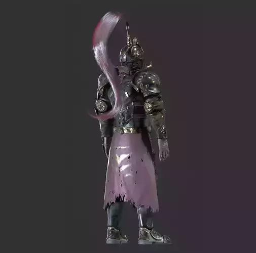 Fantasy Royal Knight Low-poly 3D model