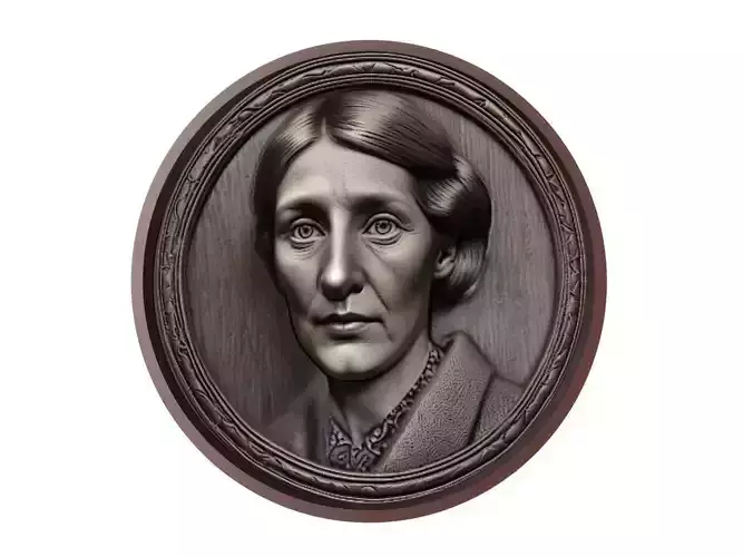 Virginia Woolf Medallion