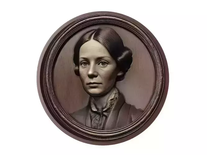 Emily Dickinson Medallion