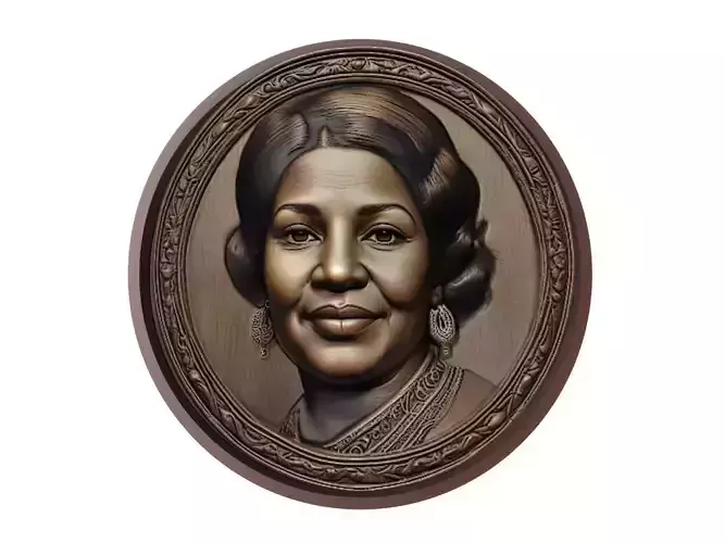 Aretha Franklin Medallion