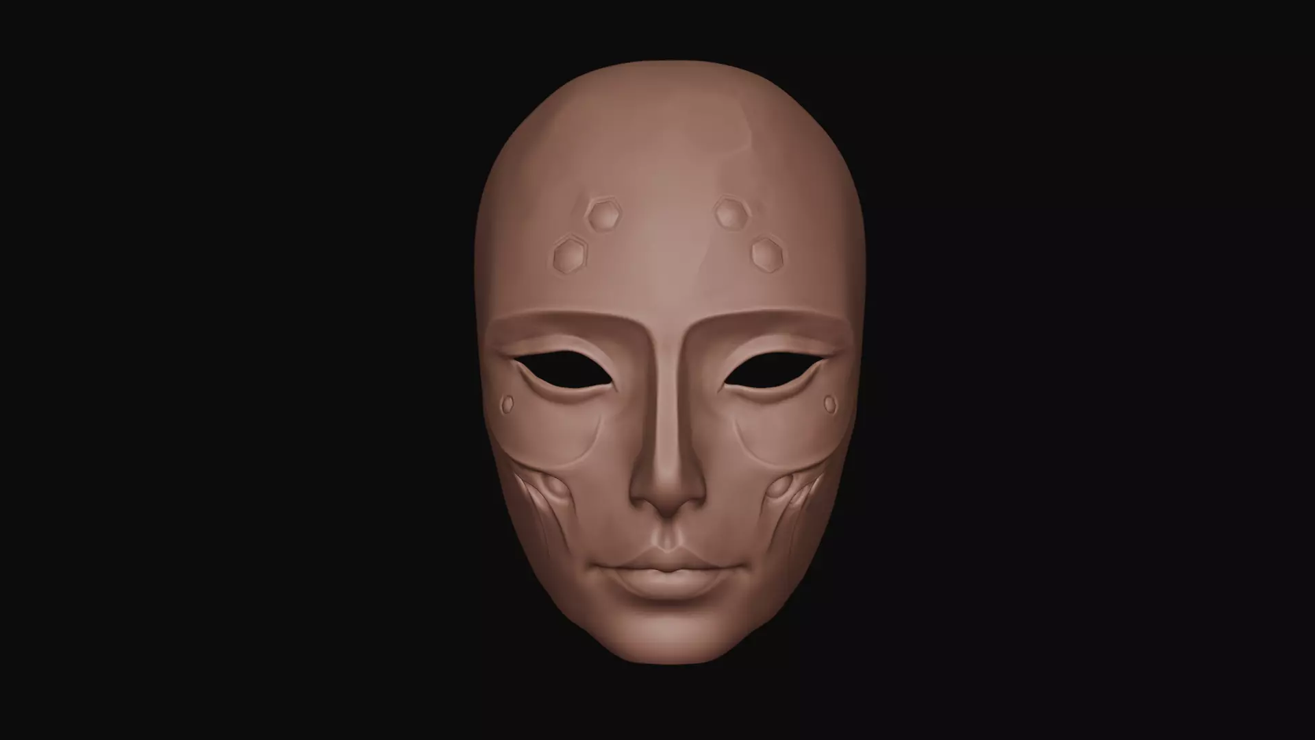 Elise mask - Noxus trailer - League of Legends 3D print model_0