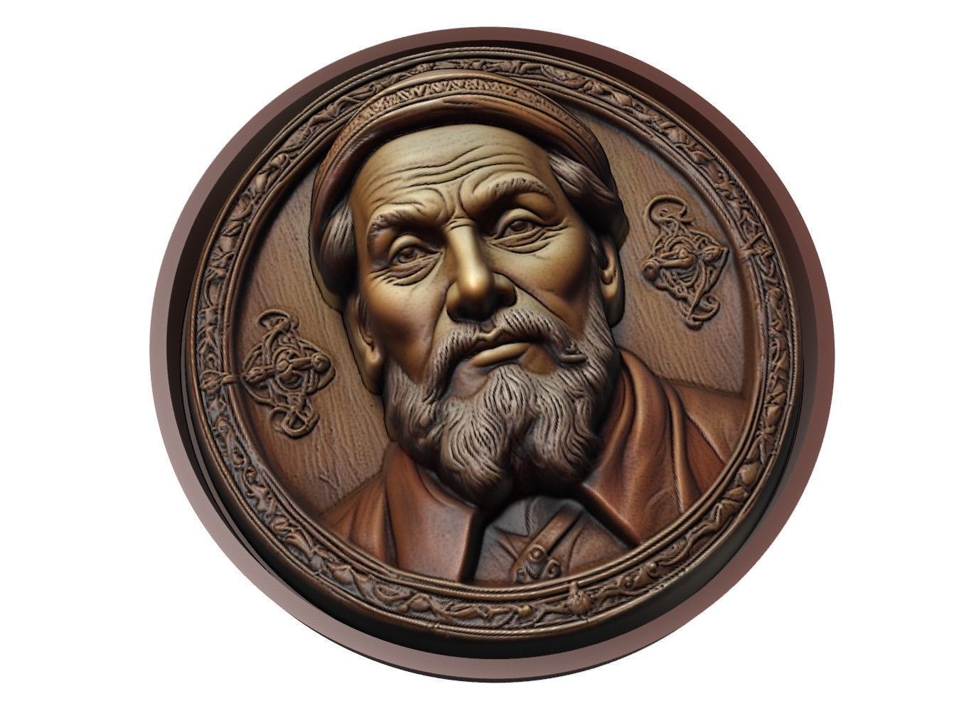 Marco Polo Medallion 3D print model_1