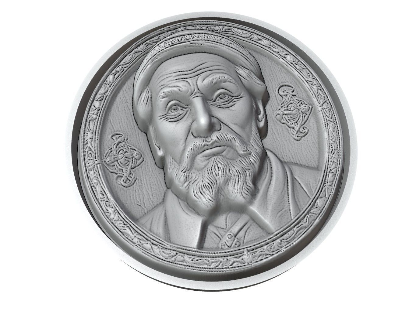 Marco Polo Medallion 3D print model_3