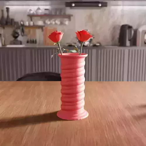 Spiral Flower Vase - 016