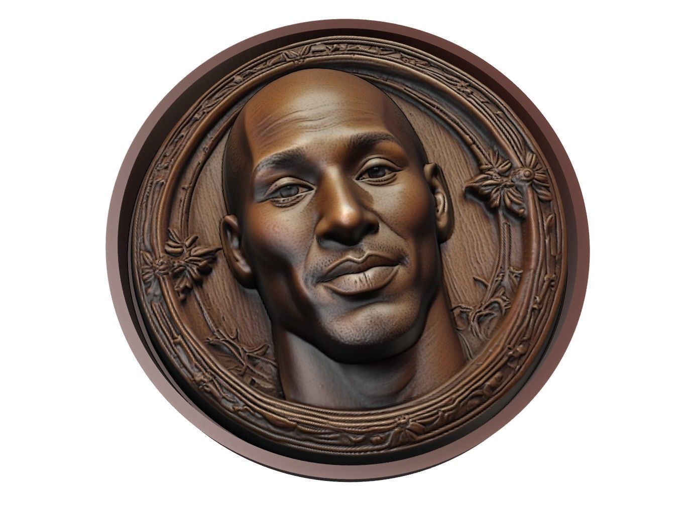 Kobe Bryant Medallion 3D print model_1