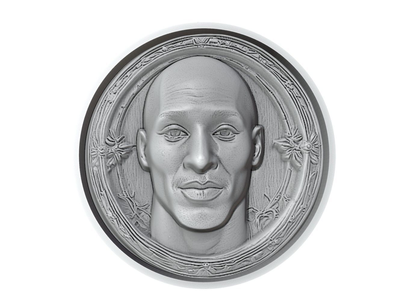 Kobe Bryant Medallion 3D print model_2