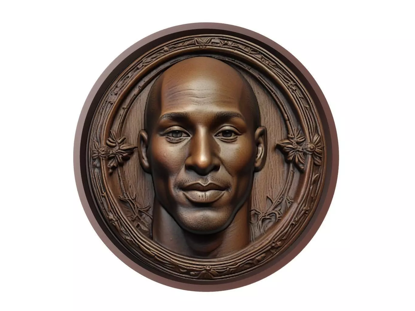 Kobe Bryant Medallion 3D print model_0