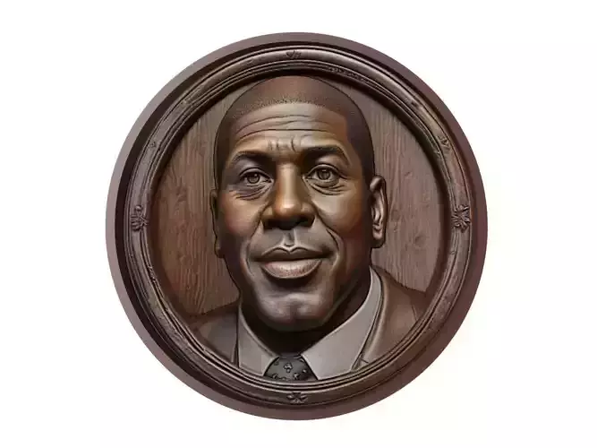Magic Johnson Medallion