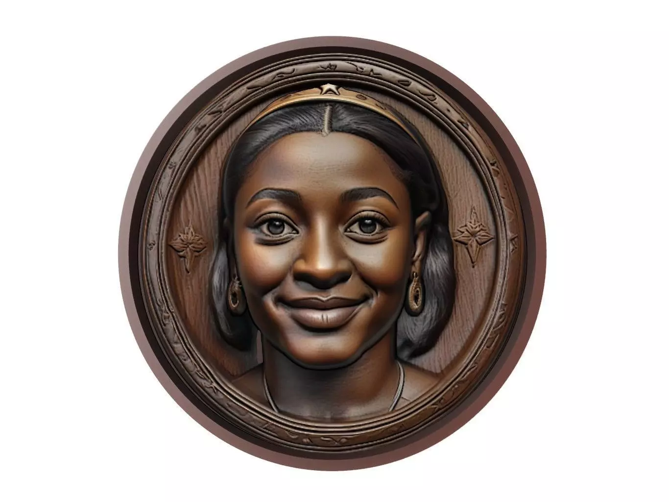 Simone Biles Medallion 3D print model