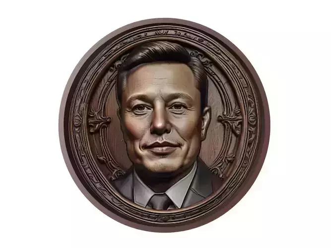 Elon Musk Medallion