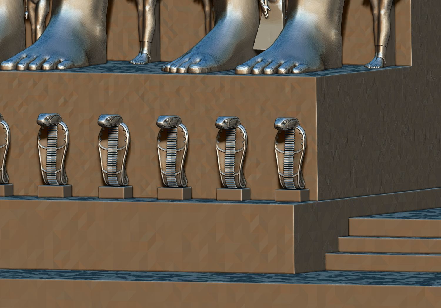  Abu-simbel  Ramses Ramesses Temple  3D Printable model 3D print model_5