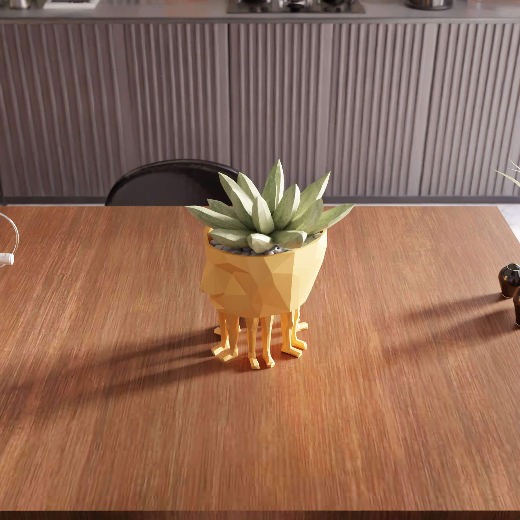 Human Leg and Face Planter - 011 3D print model_5