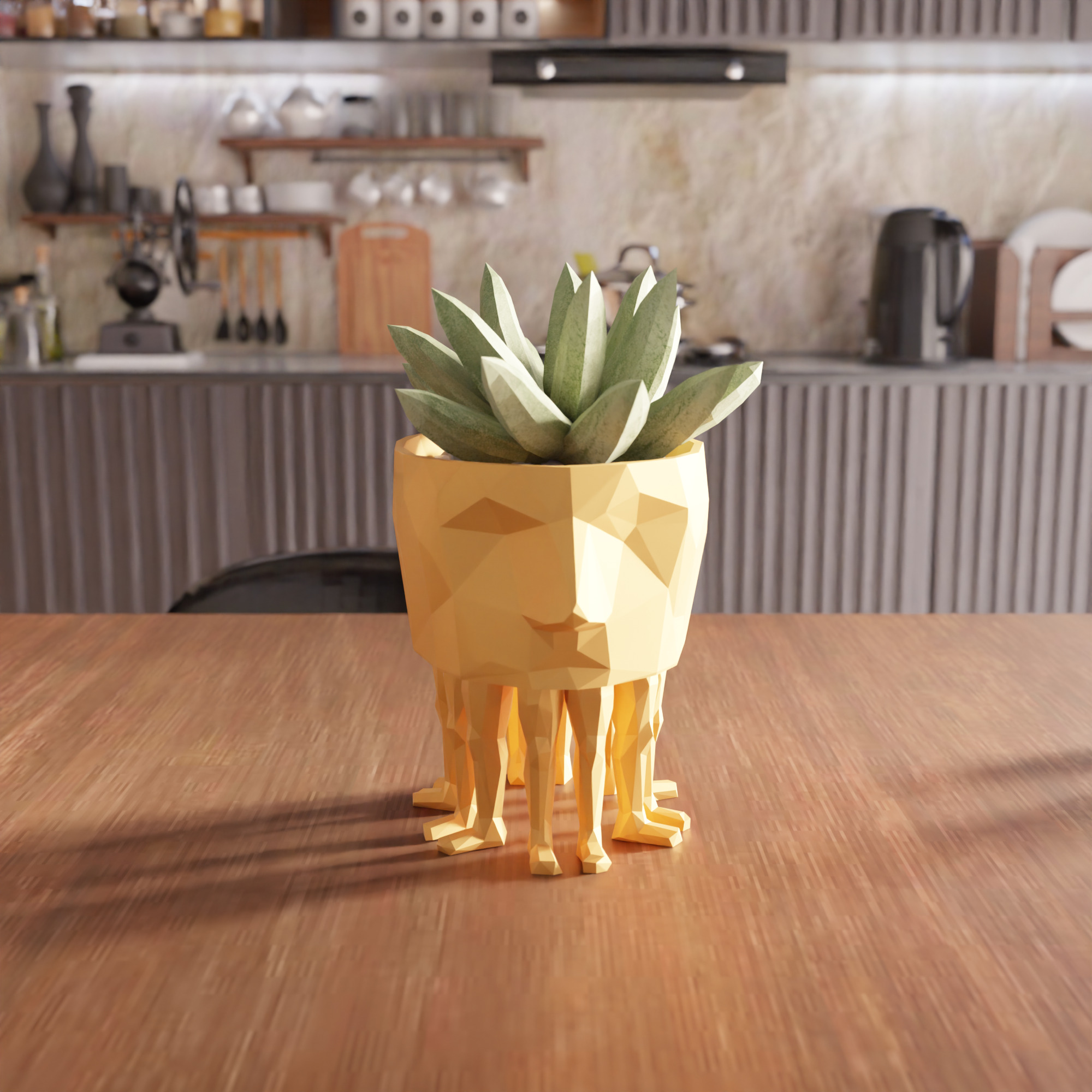 Human Leg and Face Planter - 011 3D print model_3