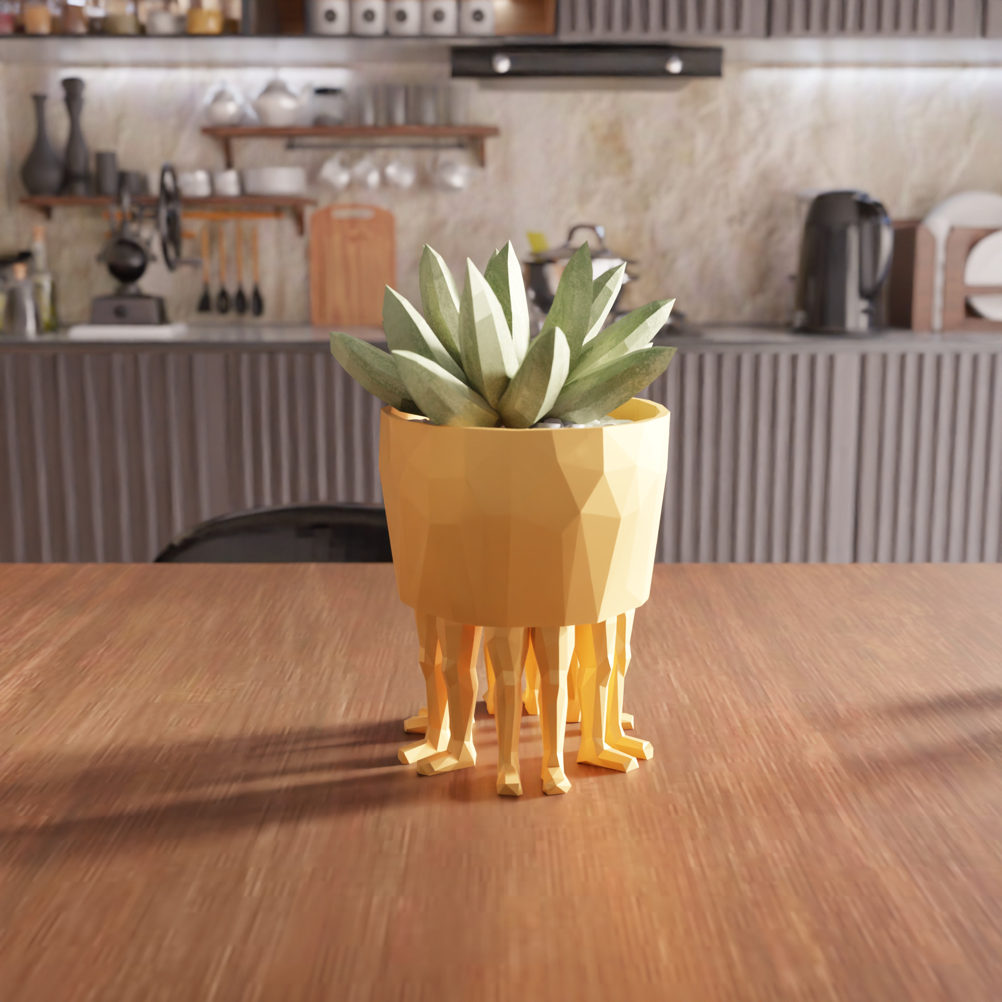 Human Leg and Face Planter - 011 3D print model_4