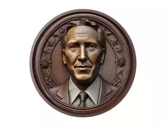 Howard Schultz Medallion 3D print model