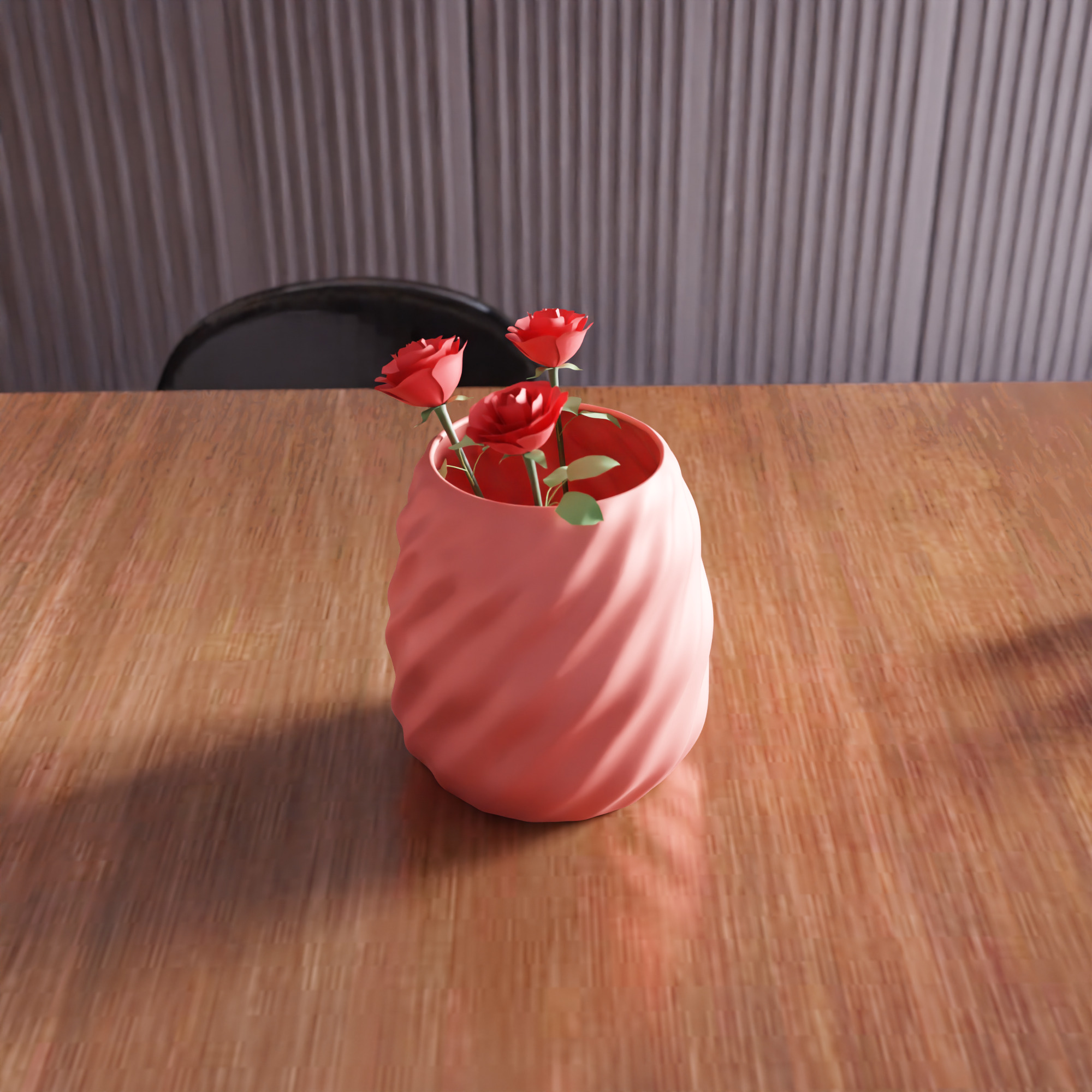 Smooth Vase - 010 3D print model_3