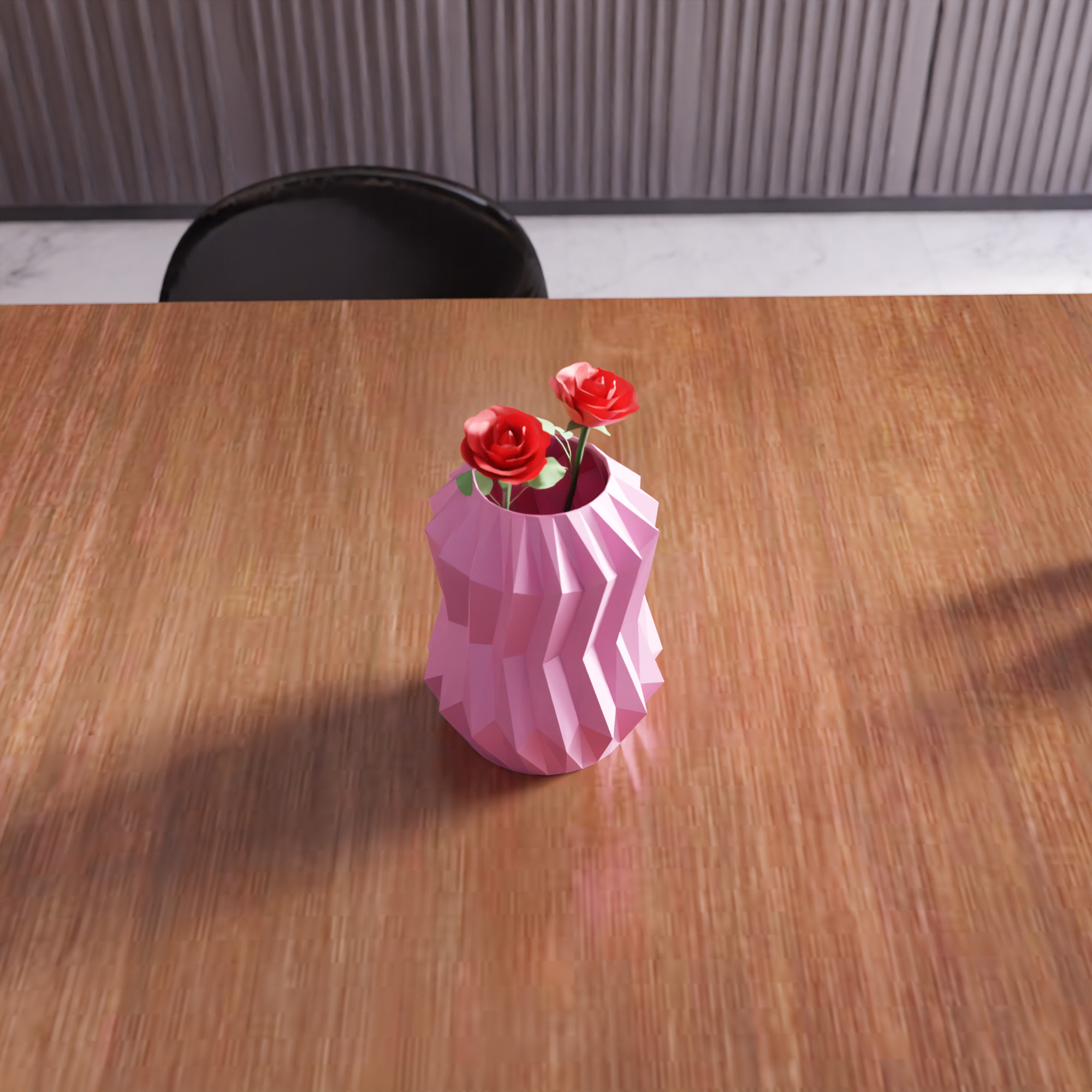 Sharp Vase - 009 3D print model_1