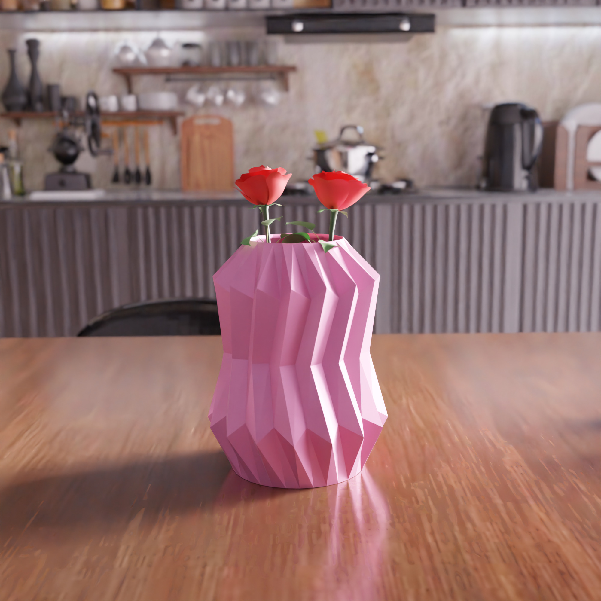 Sharp Vase - 009 3D print model_2