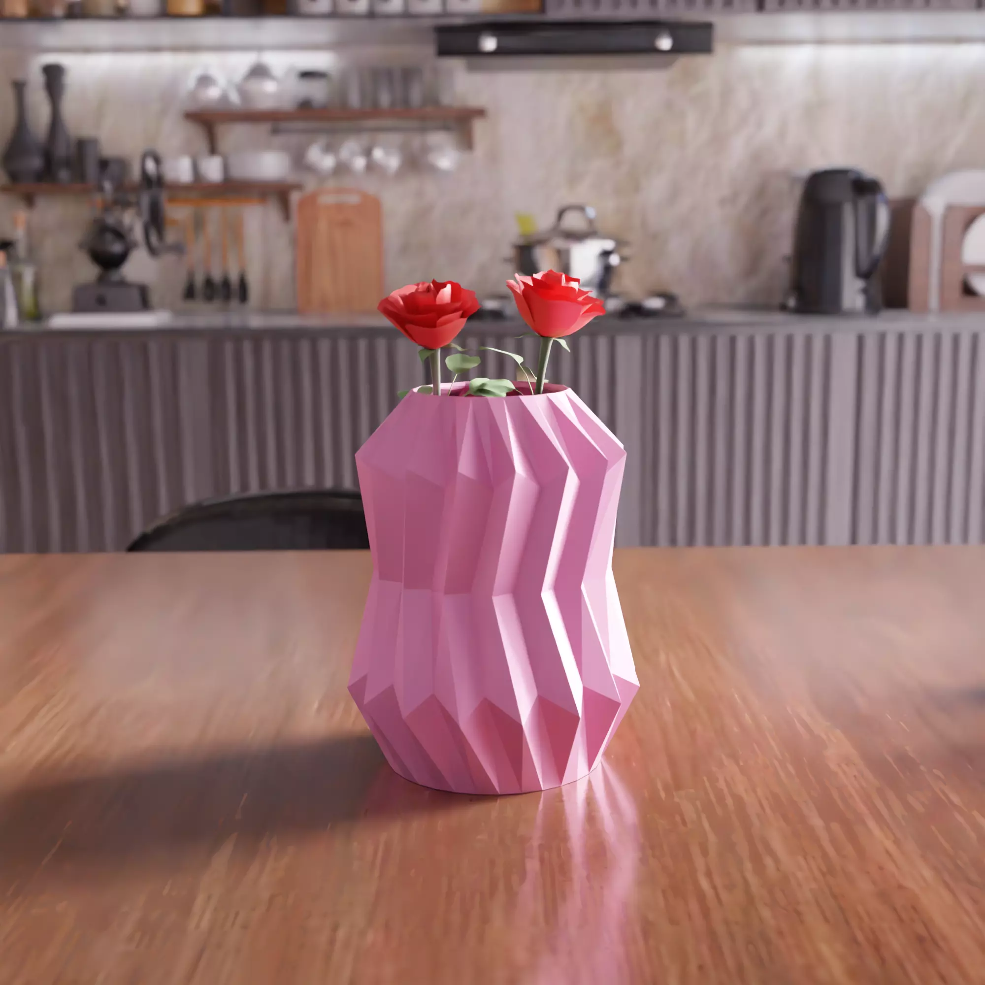 Sharp Vase - 009 3D print model_0