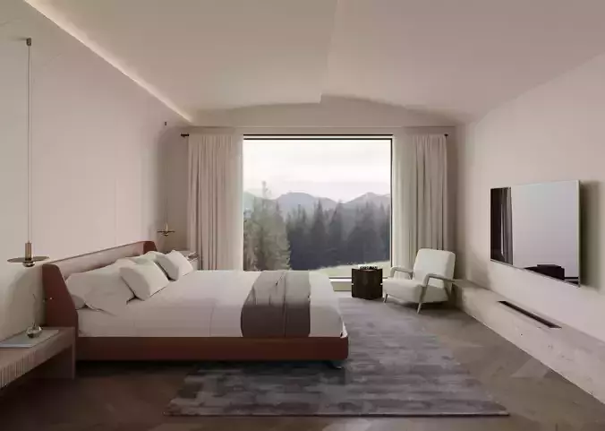 Bedroom interior scenes