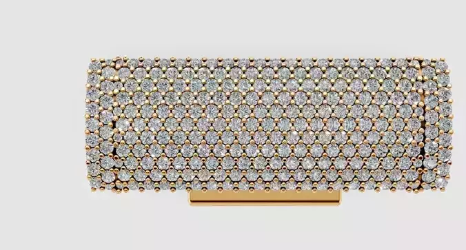 10 mm clasp box lock for cuban chain and bracelet