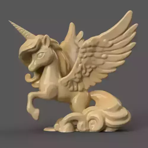 Cute Pegasus 3D Print STL Adorable Decor and Gift