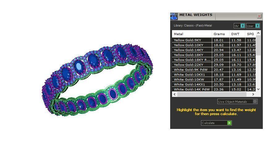 Woman Bracelet 3D print model_4