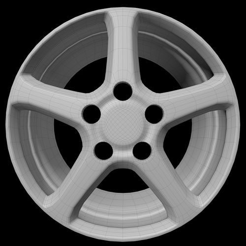 Car disk 3D model