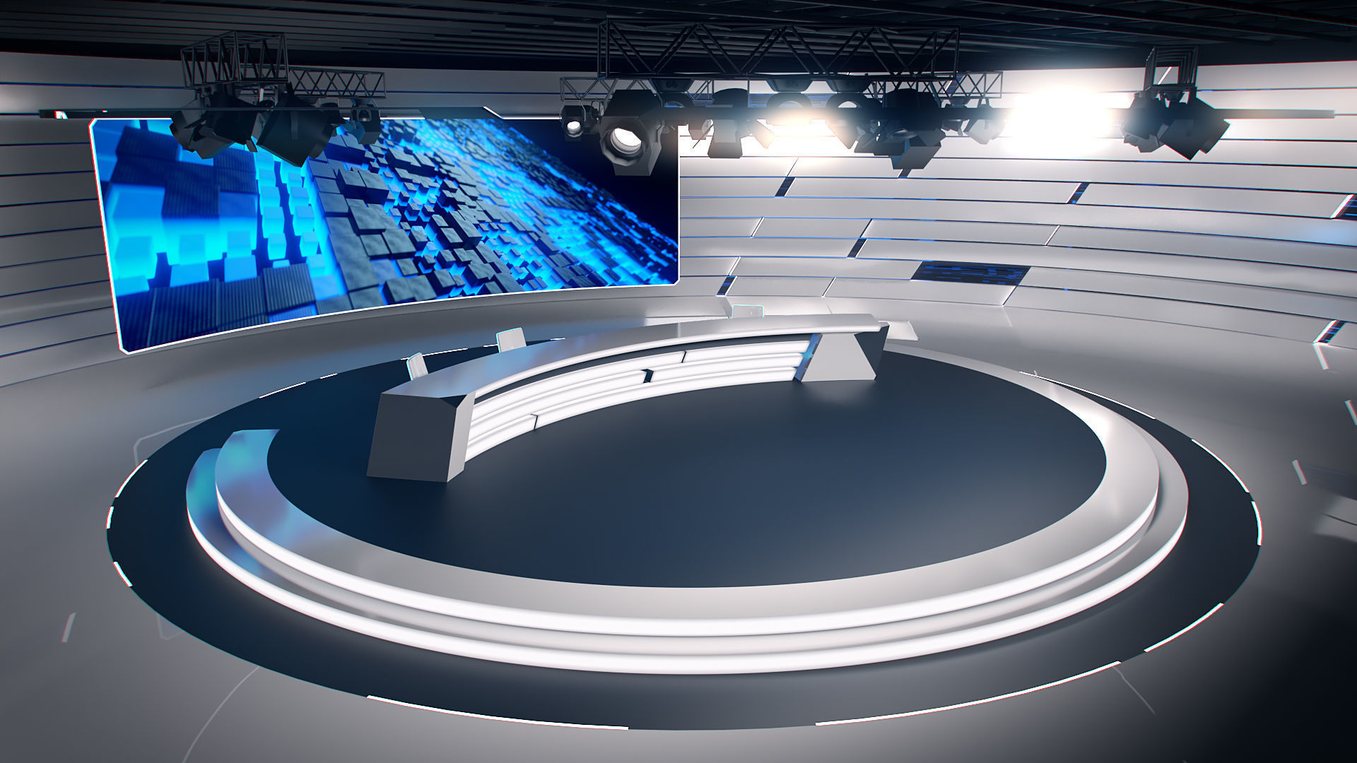 Virtual Studio 35 PBR Low-poly 3D model_5