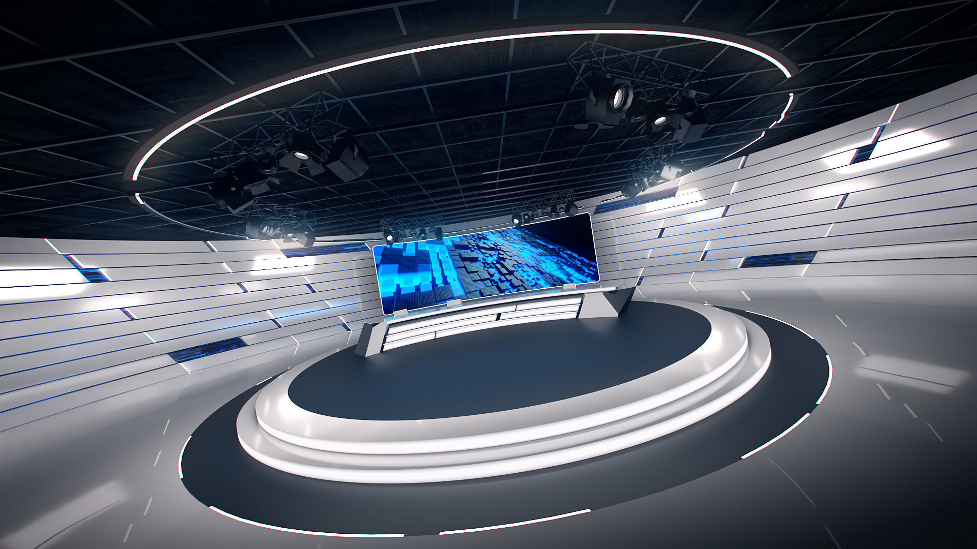 Virtual Studio 35 PBR Low-poly 3D model_16