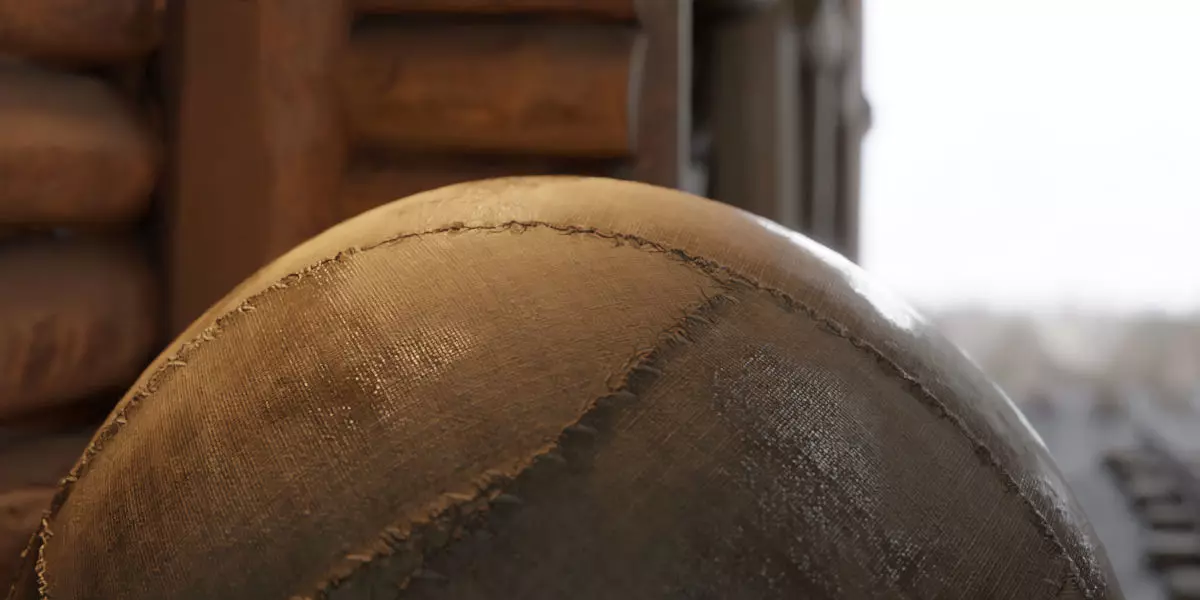 Linen Fireball Low-poly 3D model