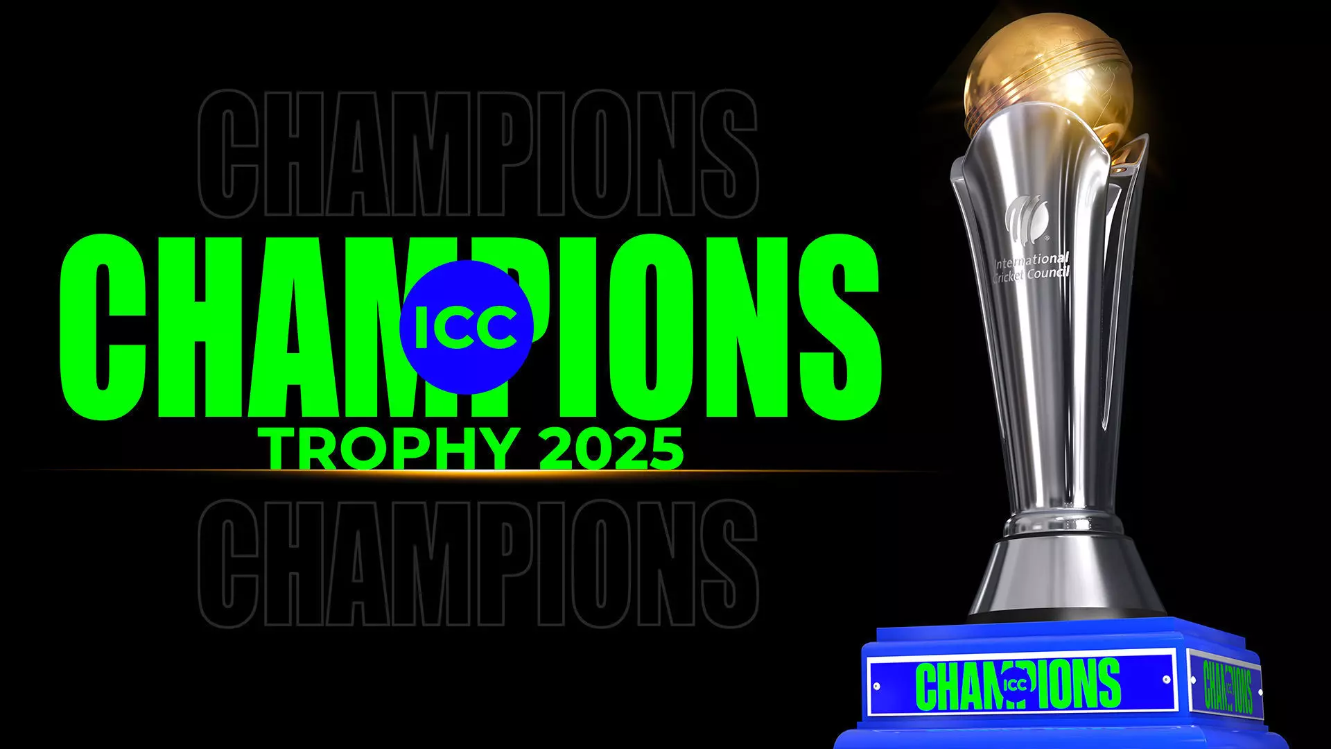 ICC Champions Trophy 2025 3D model