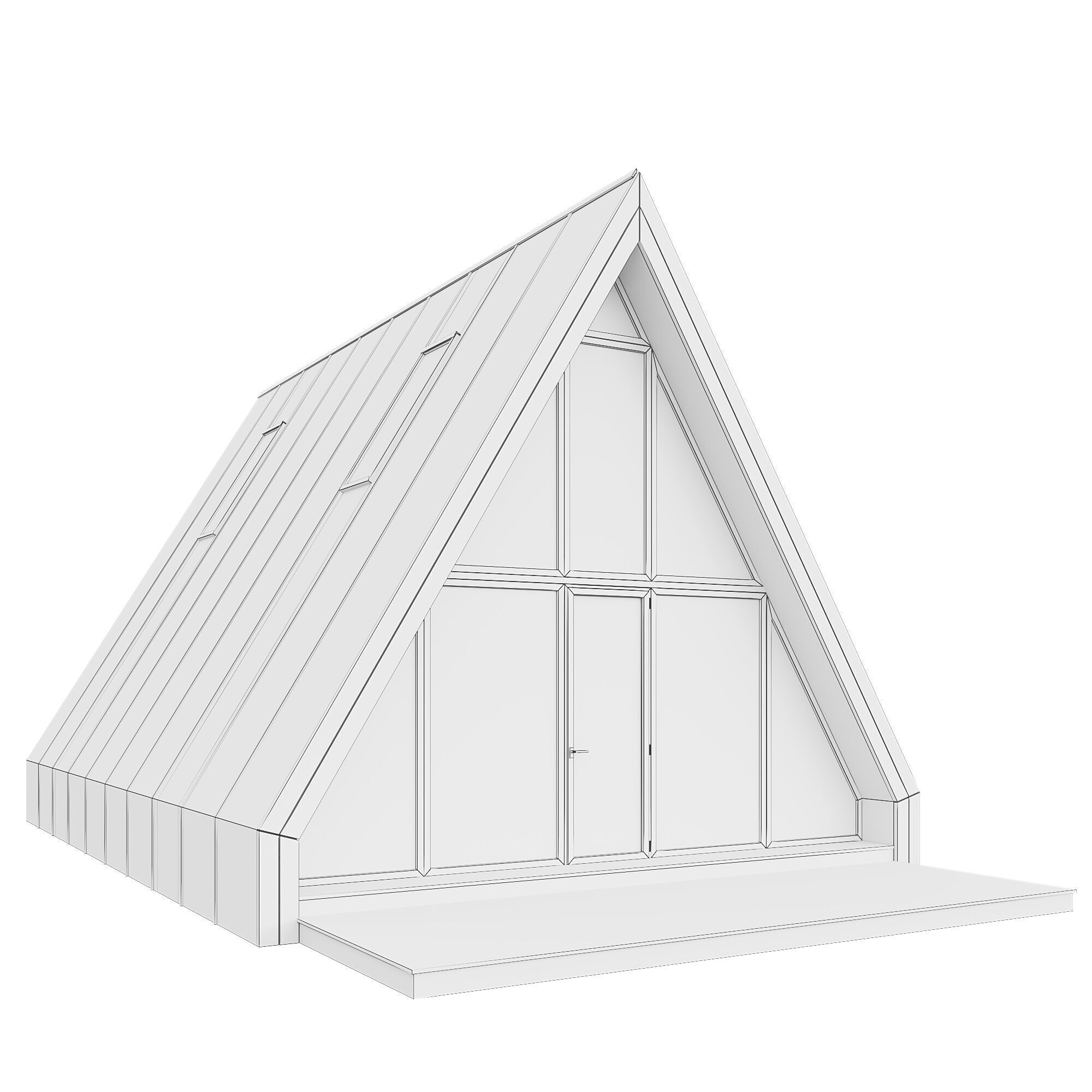 A-frame house 02 3D model_6