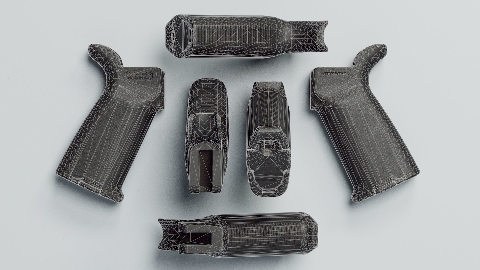 MOE Plus Grip - Replica Low-poly 3D model_21