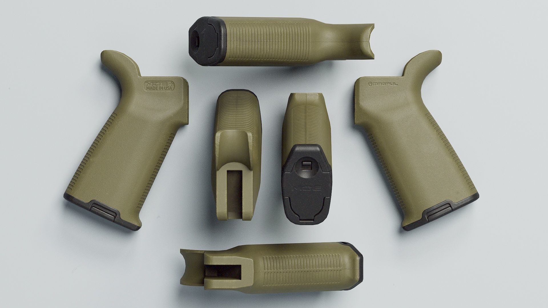 MOE Plus Grip - Replica Low-poly 3D model_7