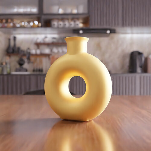 Indoor Donut Vase 001 3D print model