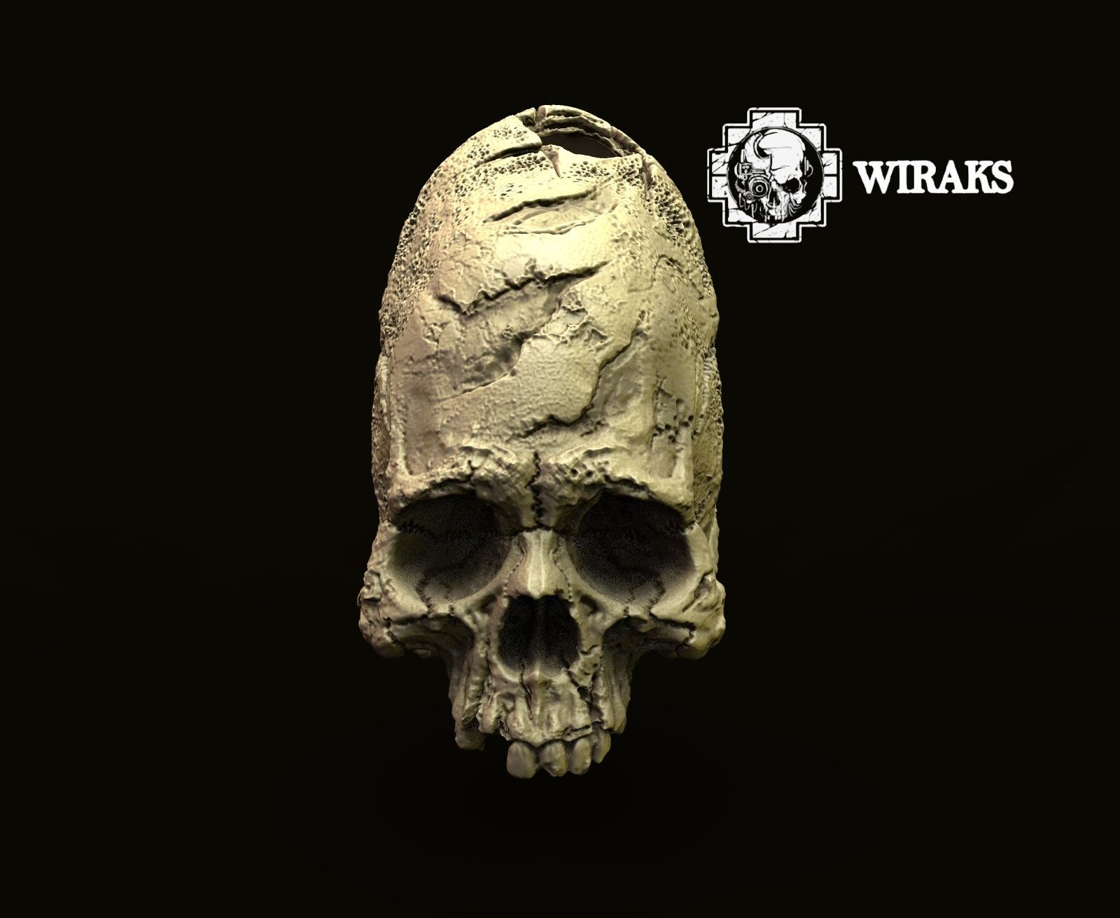 Craneo alargado Paracas 3D print model_1