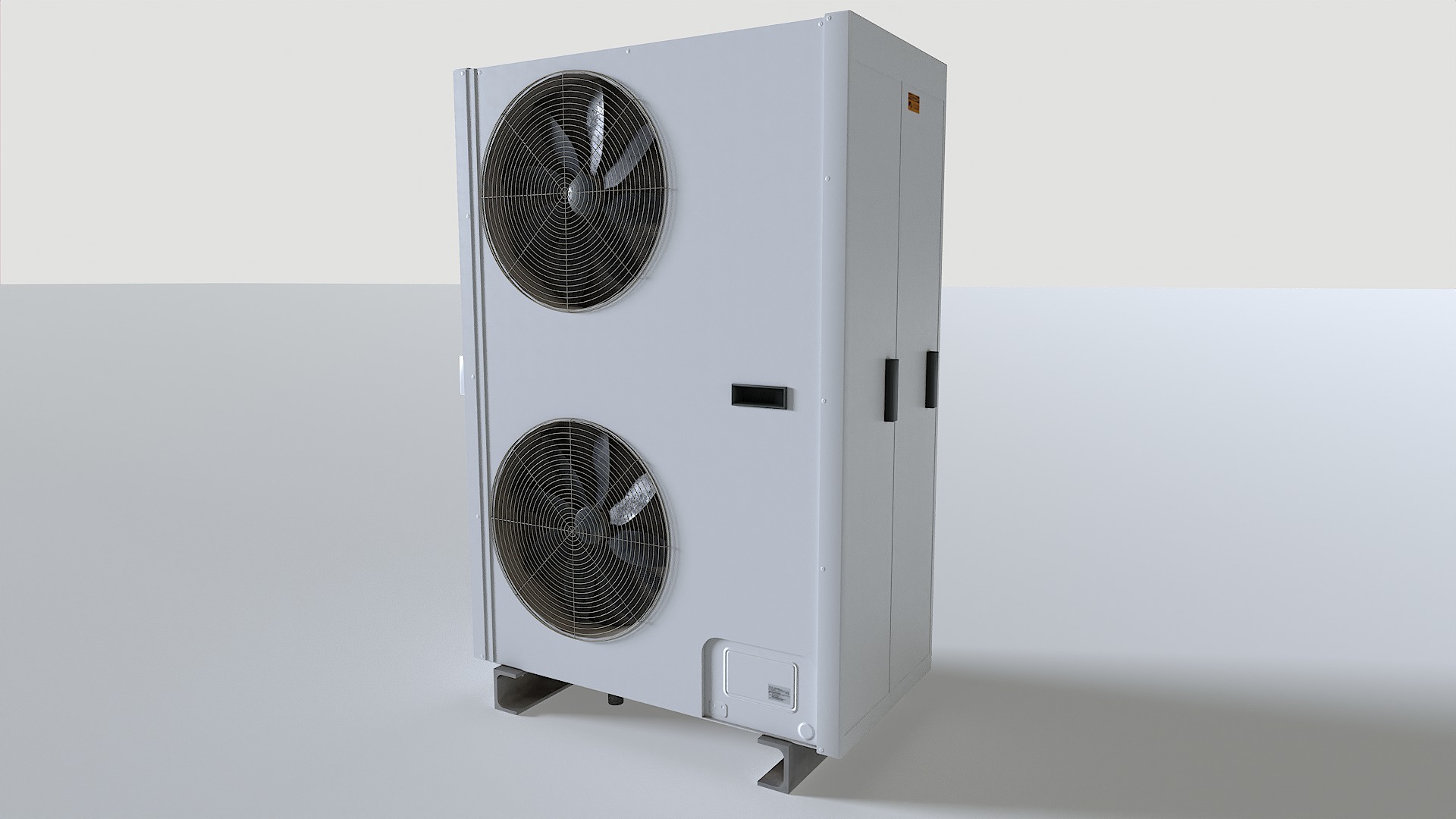 Rooftop AC hvac unit 2 Low-poly 3D model_5