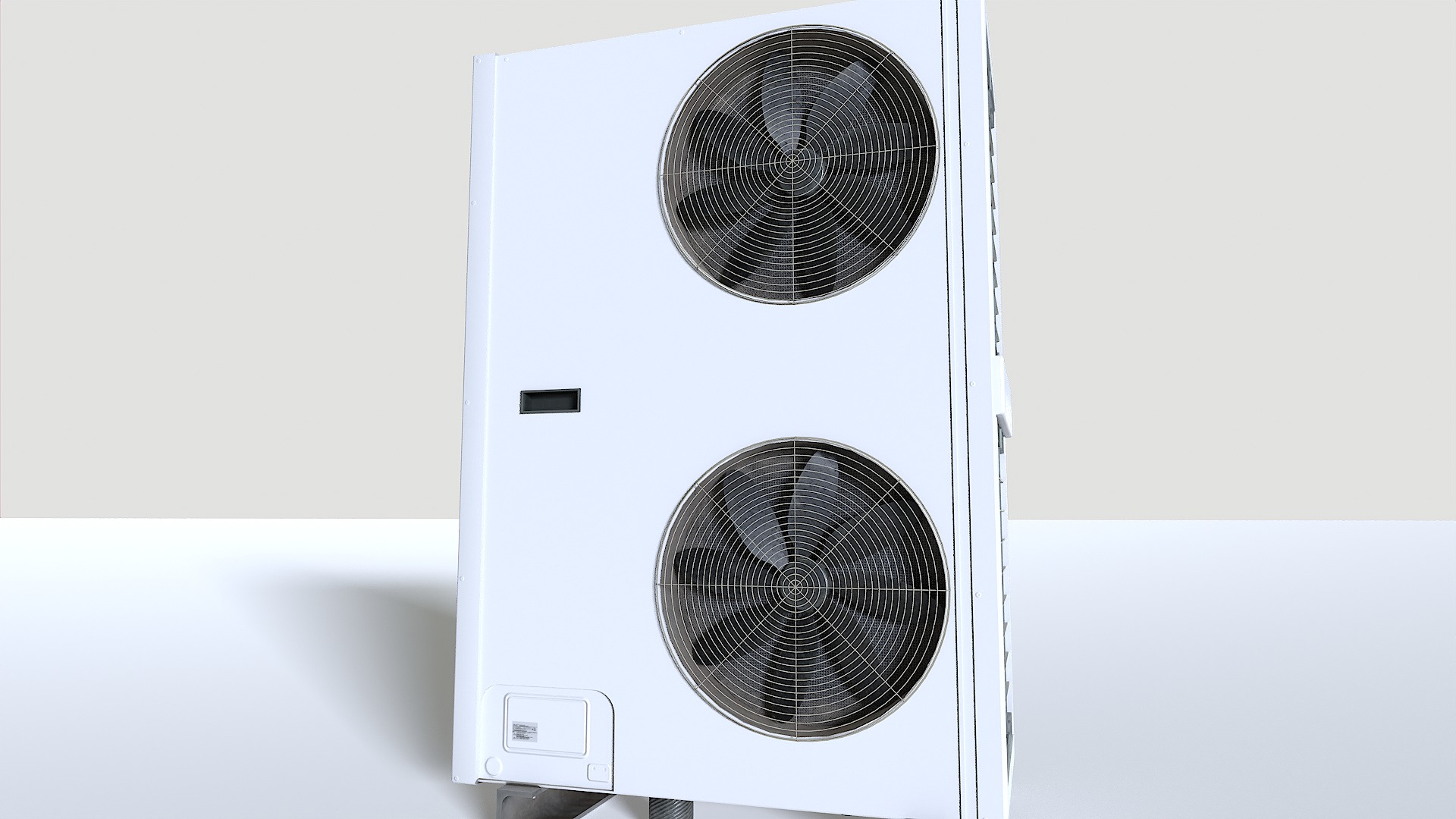Rooftop AC hvac unit 2 Low-poly 3D model_7