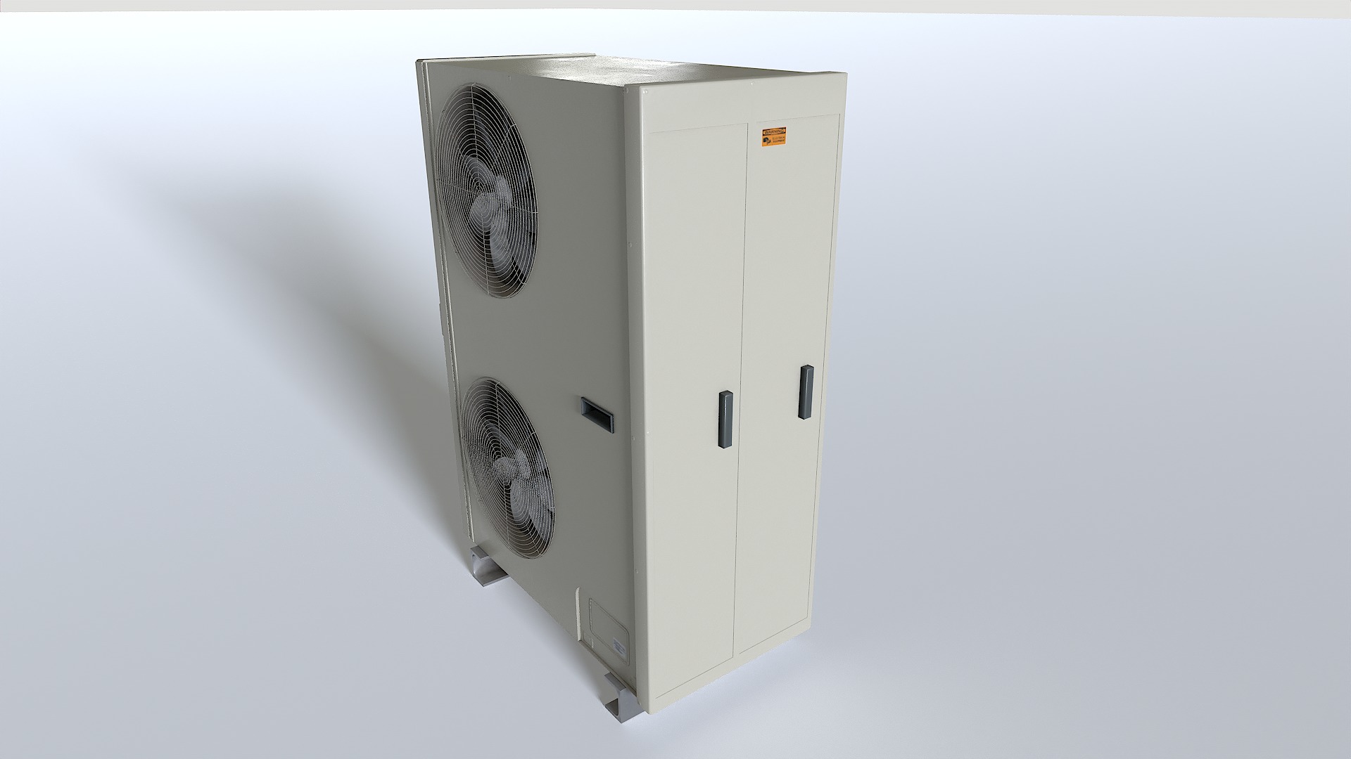Rooftop AC hvac unit 2 Low-poly 3D model_11