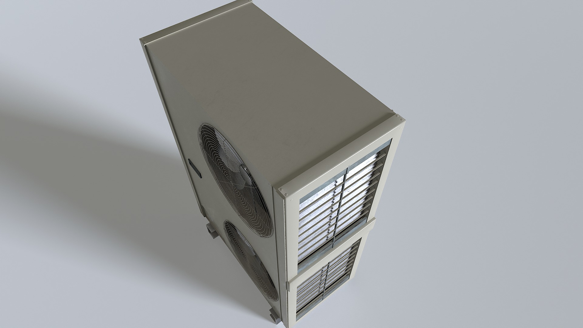Rooftop AC hvac unit 2 Low-poly 3D model_8