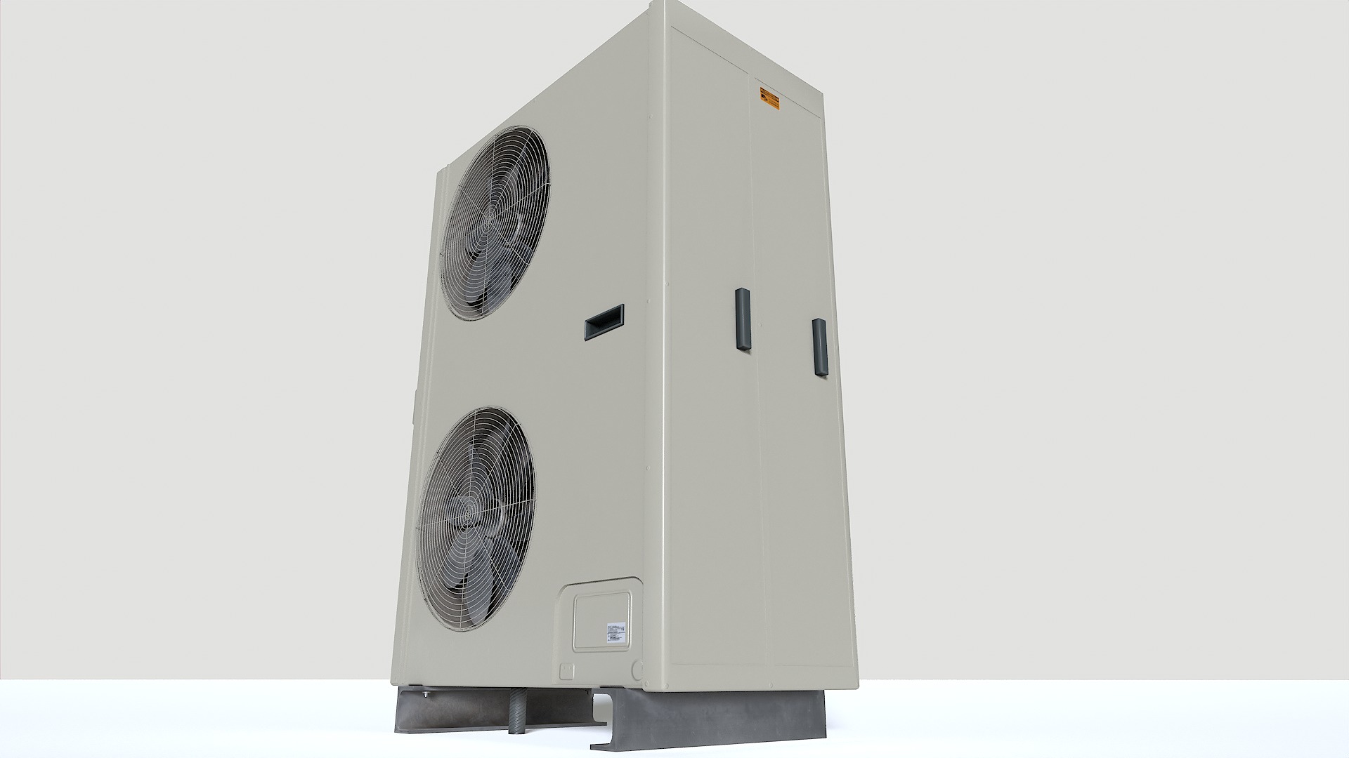 Rooftop AC hvac unit 2 Low-poly 3D model_12