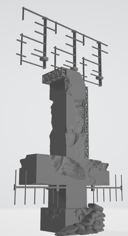 Heretic Trench Crusade - Radio Tower 3D print model_1