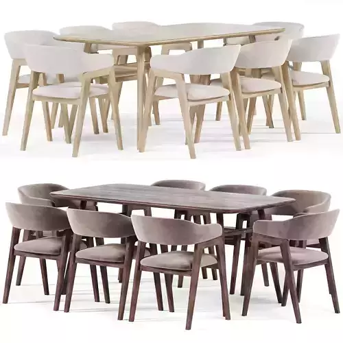 Chelsea table and chairs Deephouse