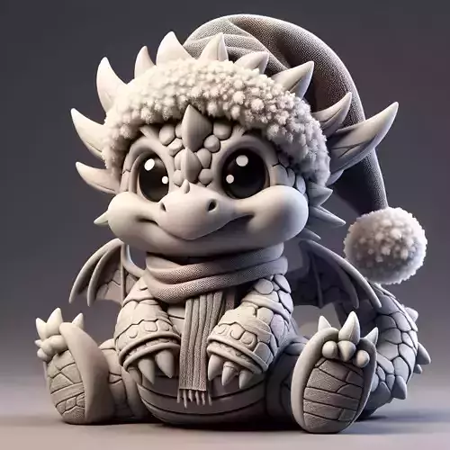 Frosty the Dragon 3D model