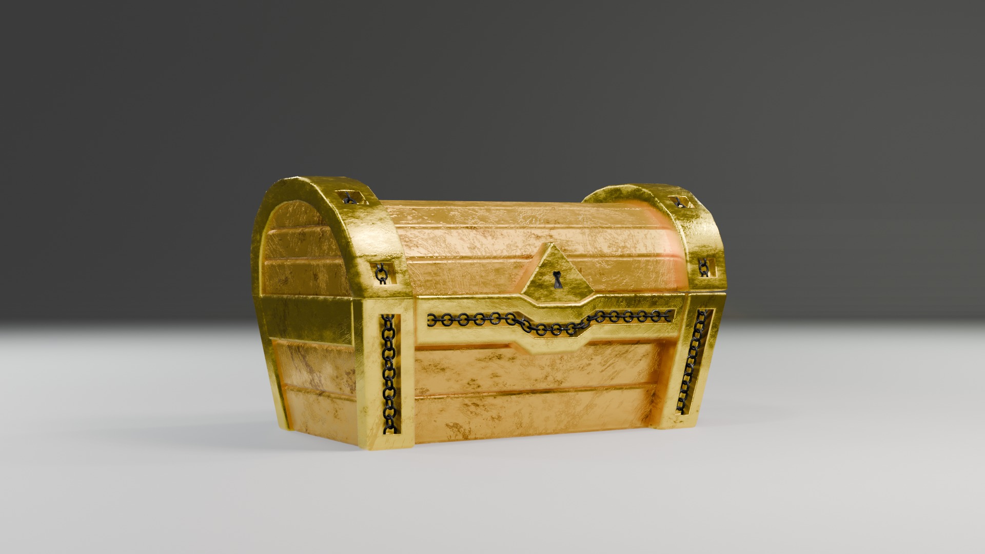 Treasure Chest  Low-poly 3D model_18