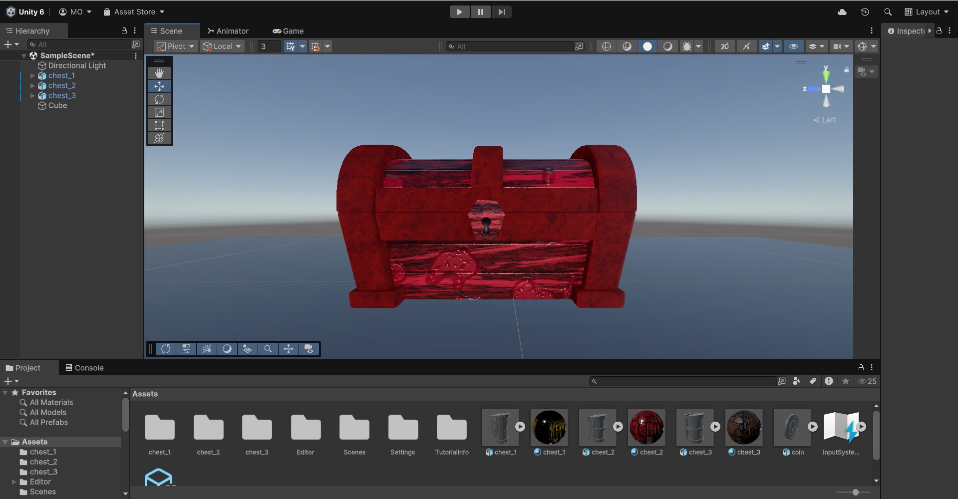 Treasure Chest  Low-poly 3D model_24