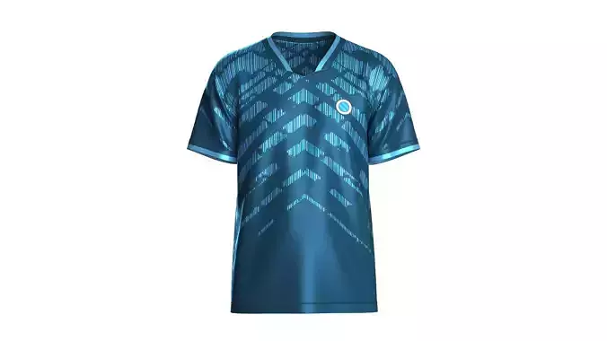 Soccer Blue Jersey-Away Kit
