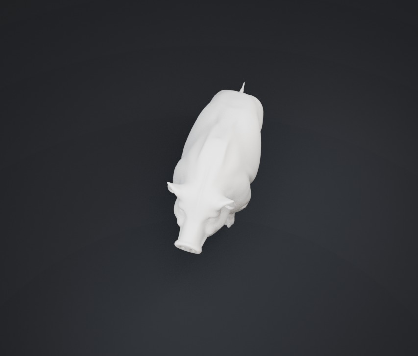 Wild Boar Sculpt Printable Model 3D print model_5